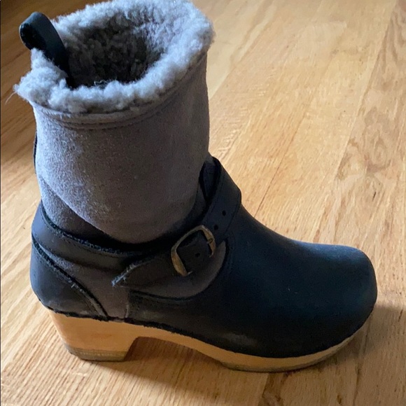 Sven clog booties with fur lining - Picture 3 of 5